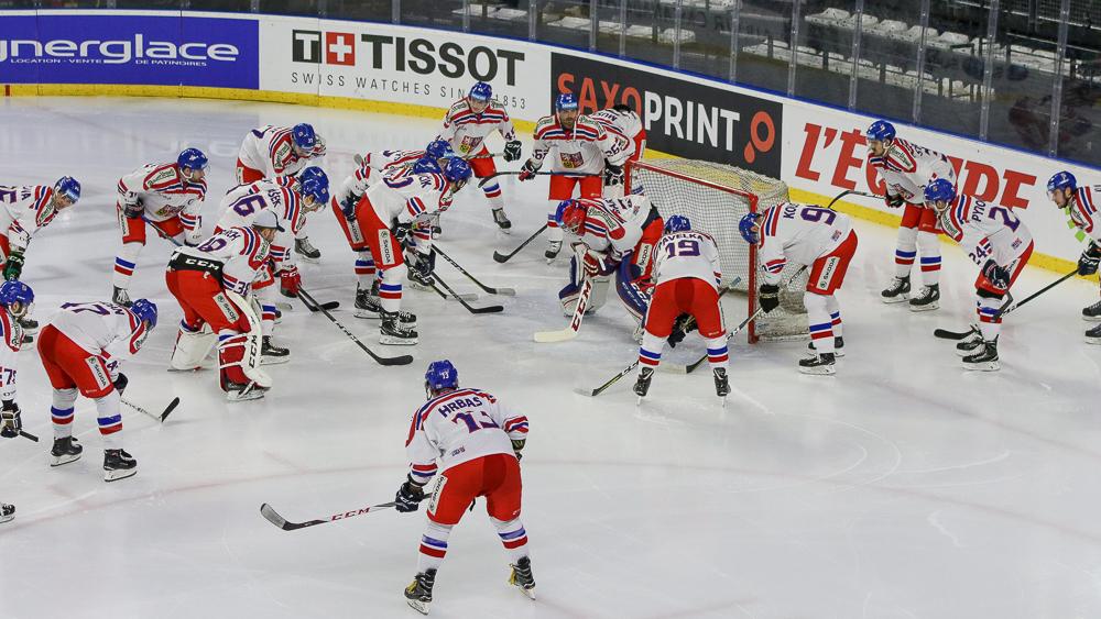 Photo hockey match France - Czech Republic