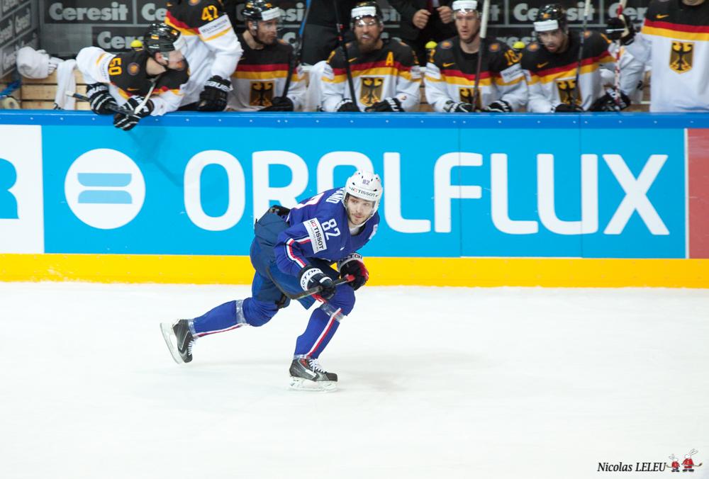Photo hockey match France - Germany