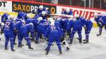 Photo hockey match France - Latvia le 11/11/2017