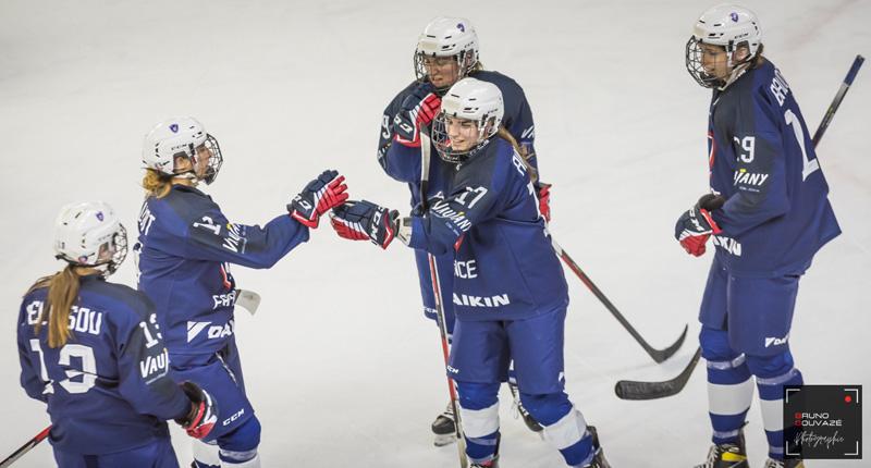 Photo hockey match France - Pays Bas