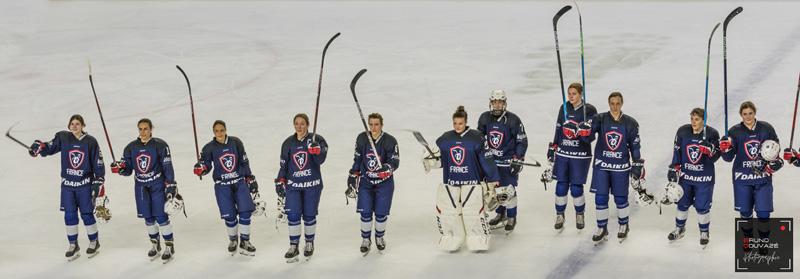 Photo hockey match France - Pays Bas