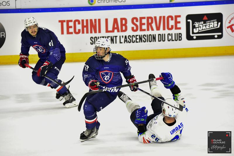 Photo hockey match France - Slovenia
