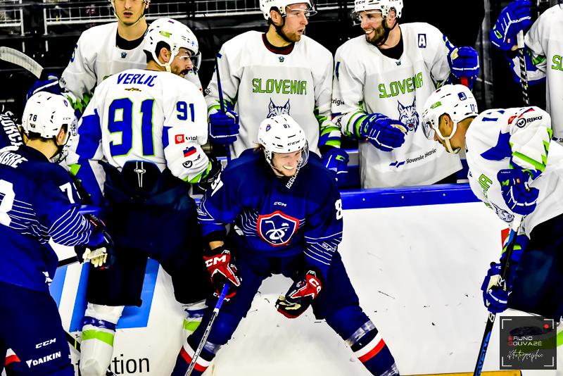 Photo hockey match France - Slovenia