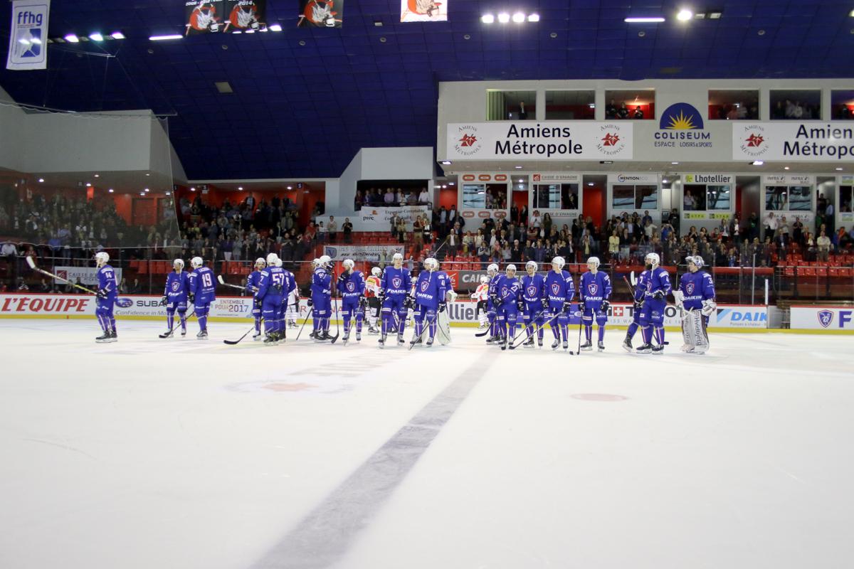 Photo hockey match France - Switzerland