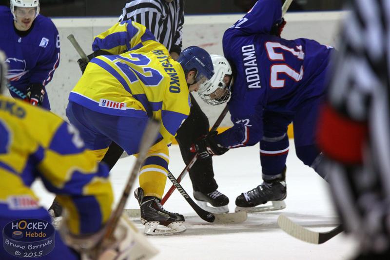 Photo hockey match France U20 - Ukraine