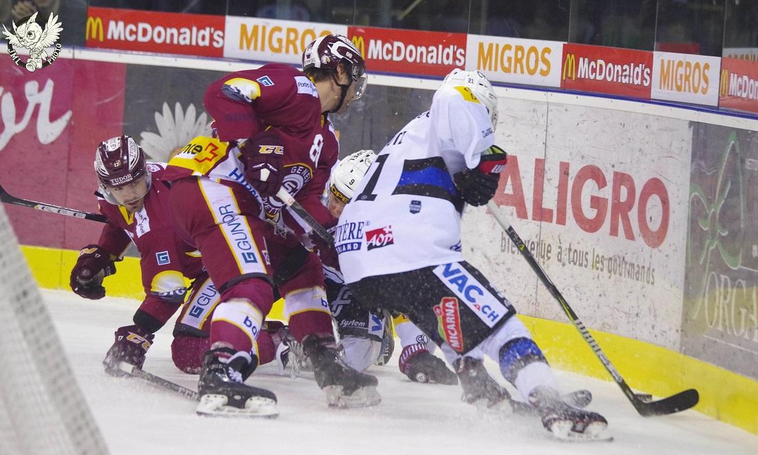 Photo hockey match Genve - Fribourg