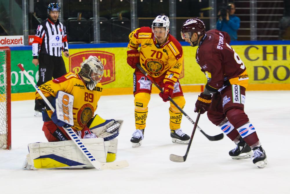 Photo hockey match Genve - Langnau