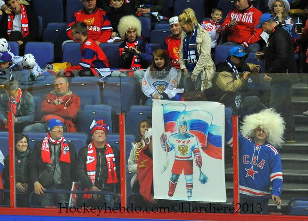 Photo hockey match Germany - Russia