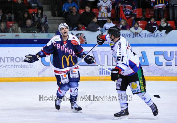 Photo hockey match Grenoble  - Caen 