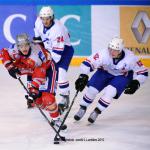 Photo hockey match Grenoble  - France U20 le 05/10/2010