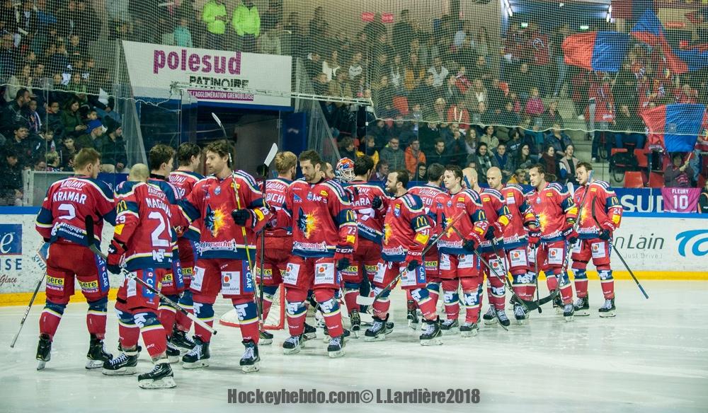 Photo hockey match Grenoble  - Lyon