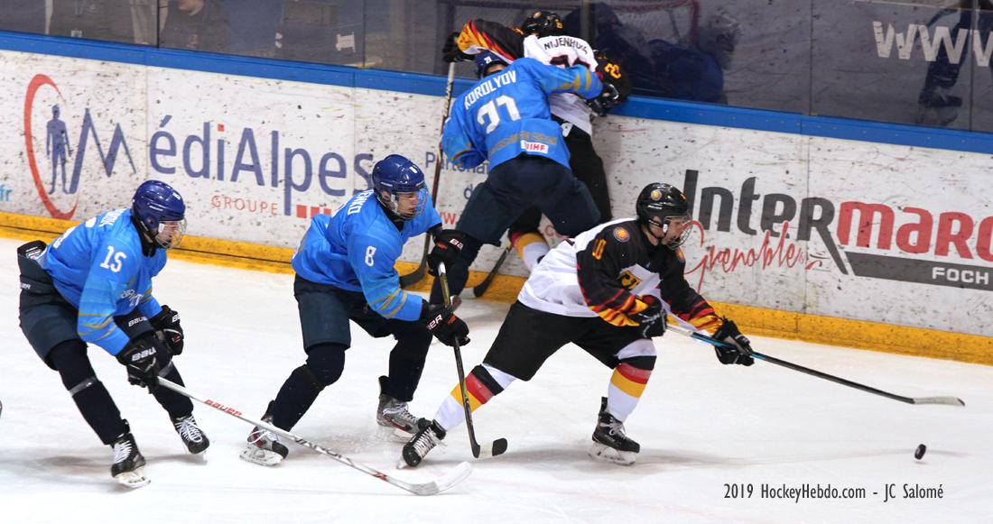 Photo hockey match Kazakhstan - Germany