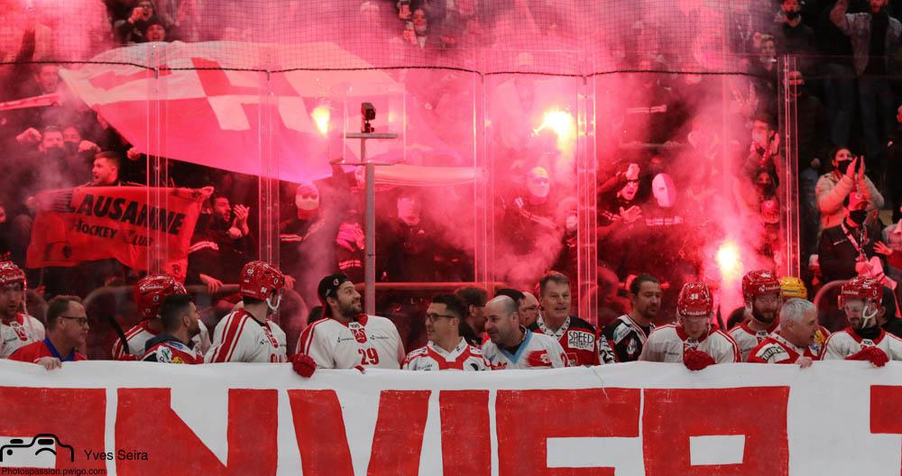 Photo hockey match Lausanne - Ajoie