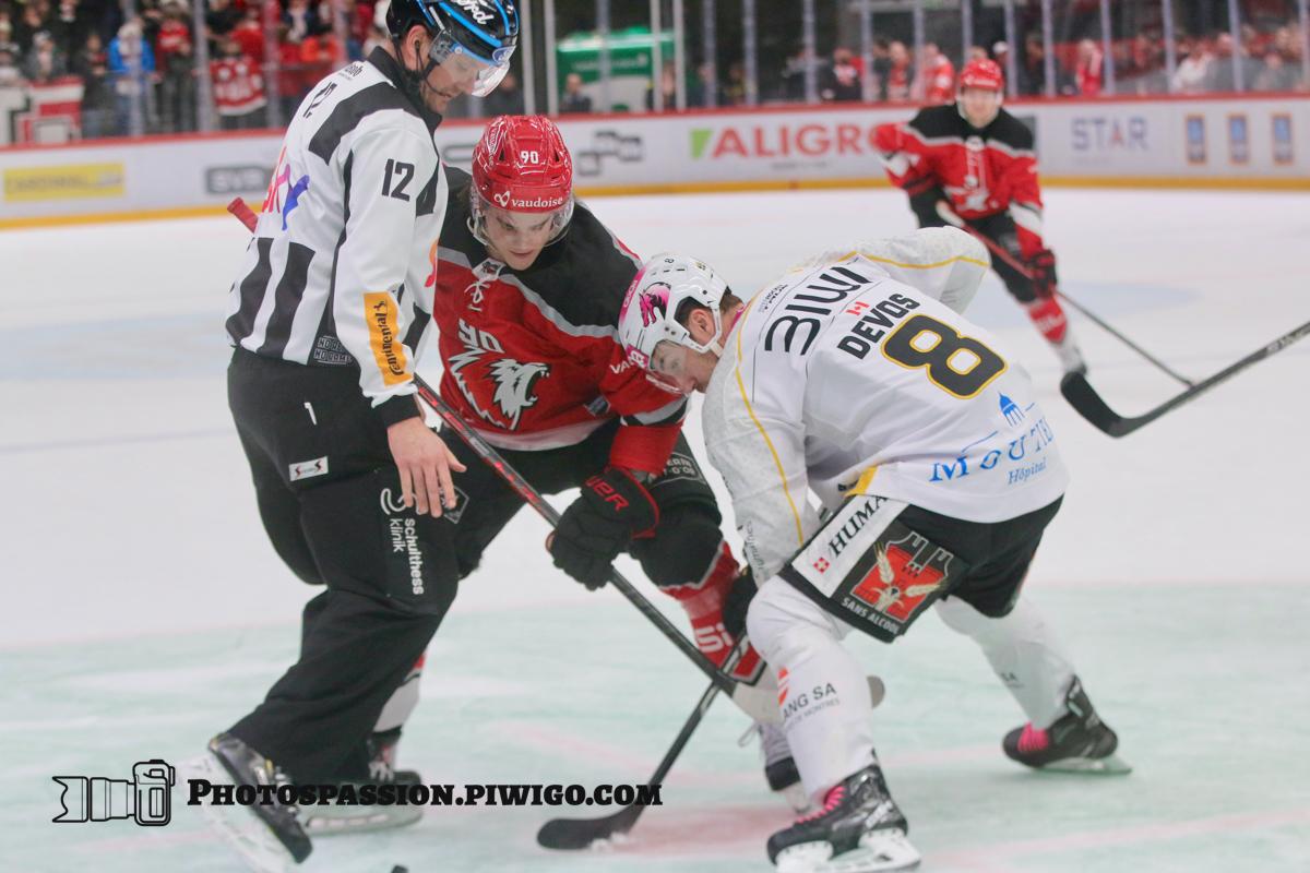 Photo hockey match Lausanne - Ajoie