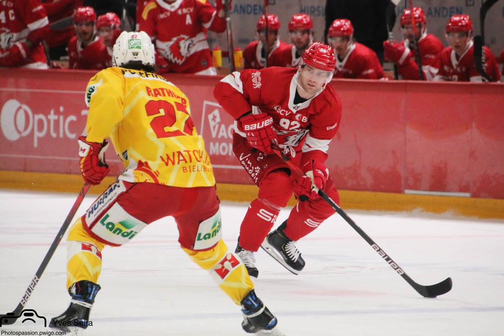 Photo hockey match Lausanne - Bienne