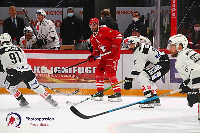 Photo hockey match Lausanne - Lugano