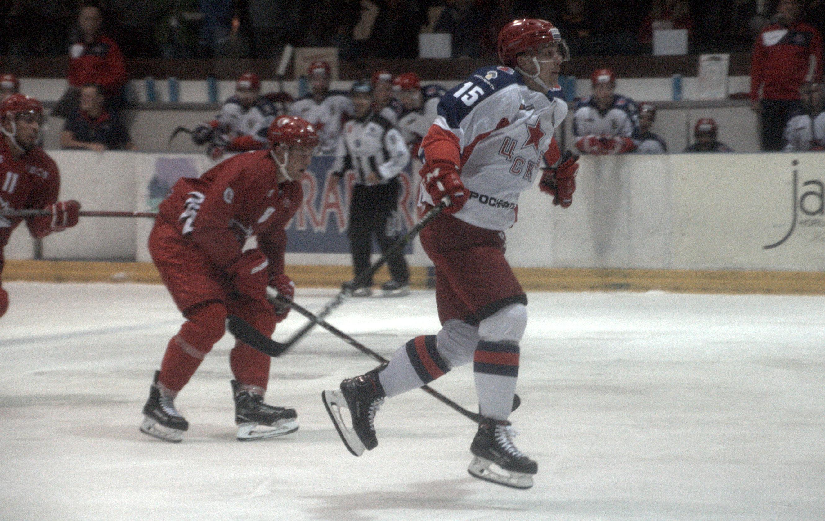 Photo hockey match Lausanne - Moscou