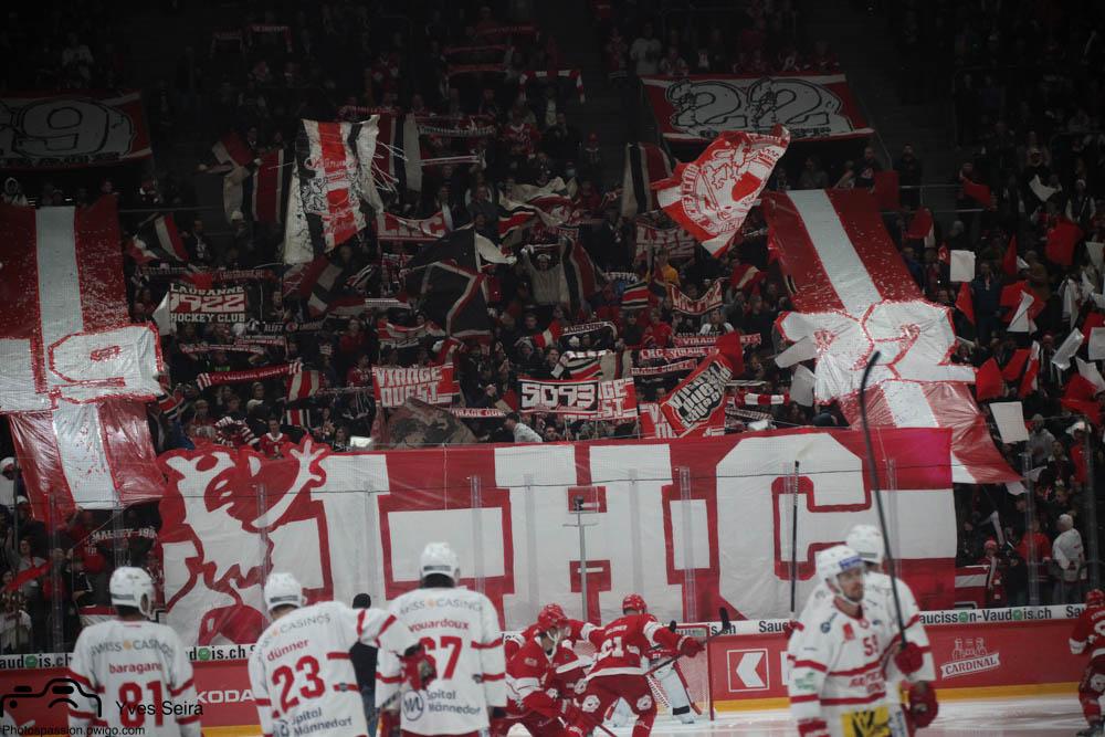 Photo hockey match Lausanne - Rapperswil-Jona