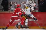 Photo hockey match Lausanne - Zug le 26/10/2021
