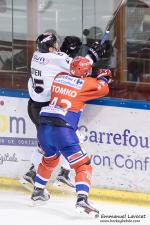 Photo hockey match Lyon - Brest  le 29/01/2016