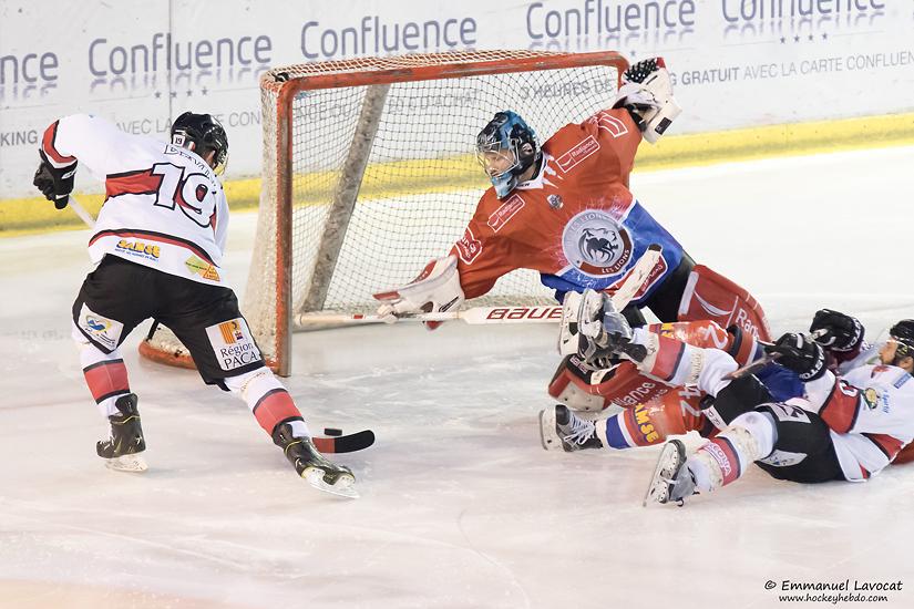 Photo hockey match Lyon - Brianon 
