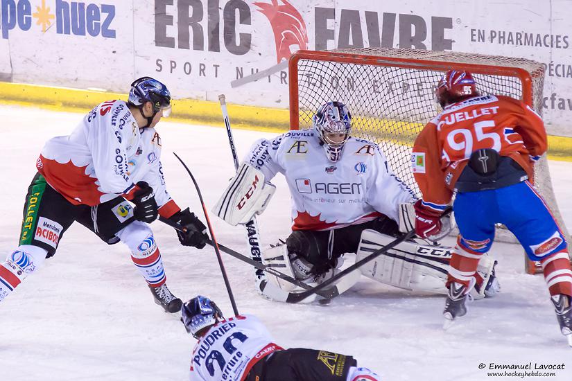 Photo hockey match Lyon - Caen 