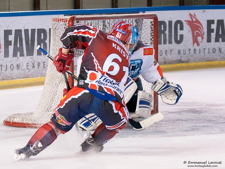 Photo hockey match Lyon - Montpellier 