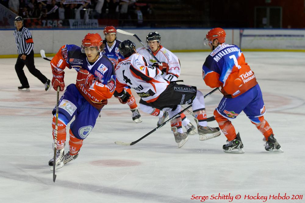 Photo hockey match Lyon - Mulhouse