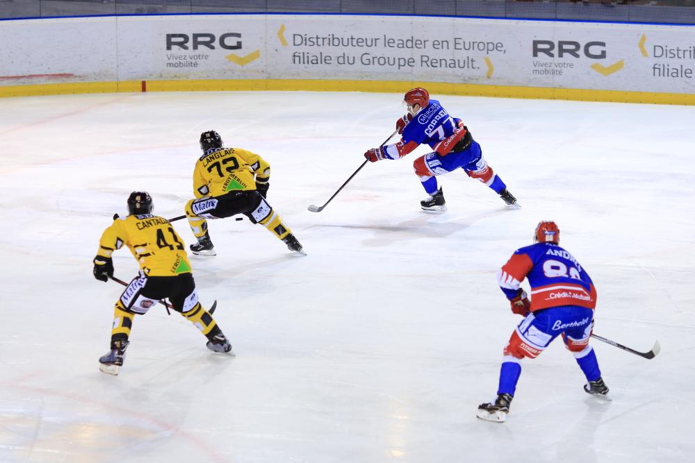 Photo hockey match Lyon - Rouen