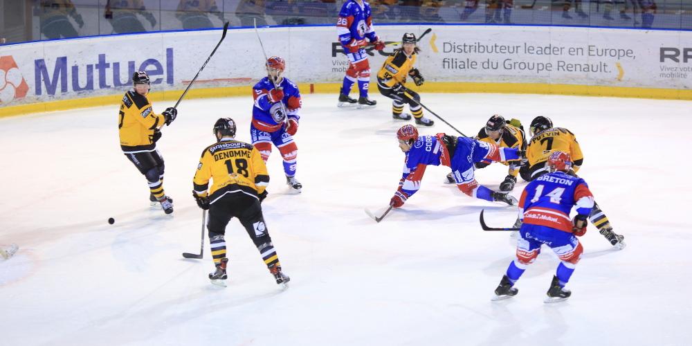Photo hockey match Lyon - Strasbourg 