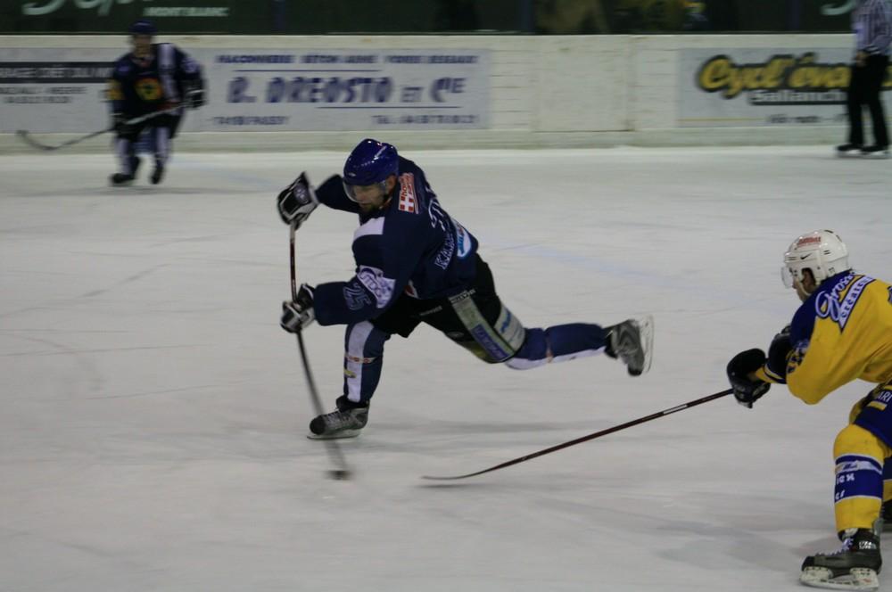 Photo hockey match Mont-Blanc - Chamonix 