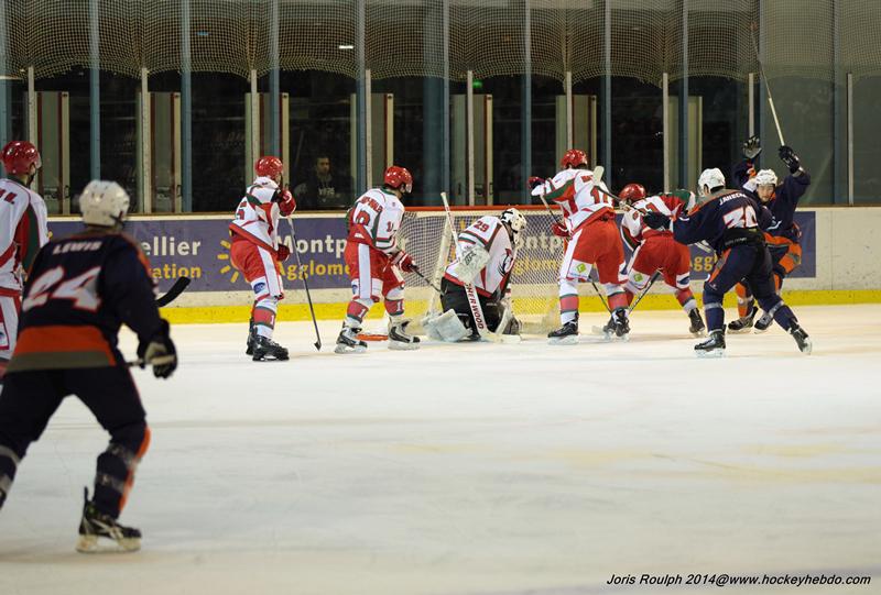Photo hockey match Montpellier  - Courbevoie 