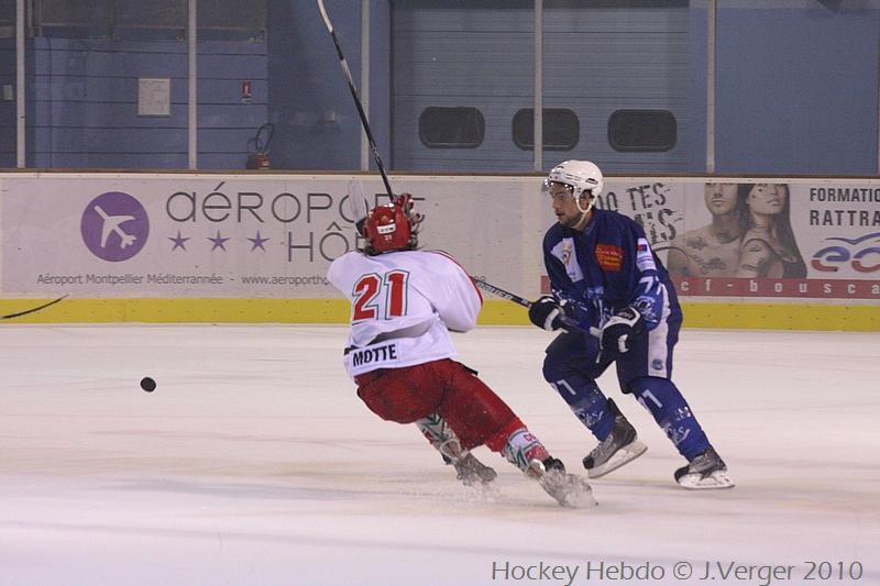 Photo hockey match Montpellier  - Courbevoie 