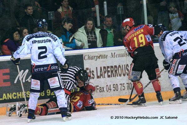 Photo hockey match Morzine-Avoriaz - Angers 
