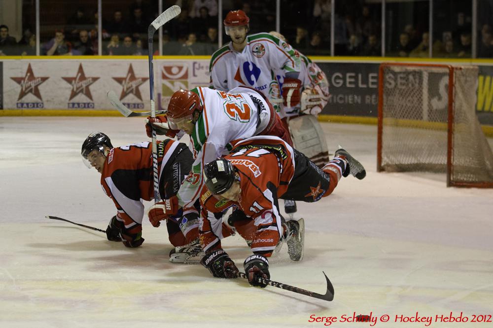 Photo hockey match Mulhouse - Courbevoie 