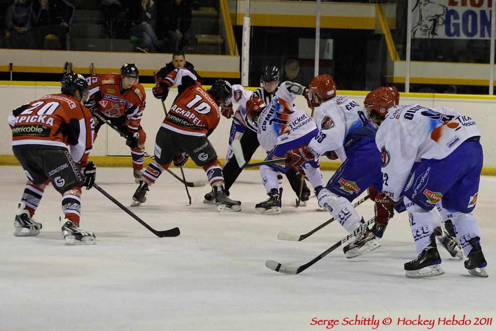 Photo hockey match Mulhouse - Lyon