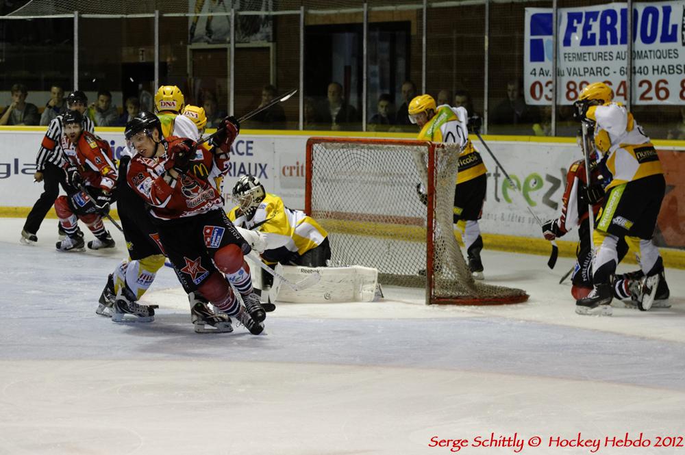 Photo hockey match Mulhouse - Strasbourg 