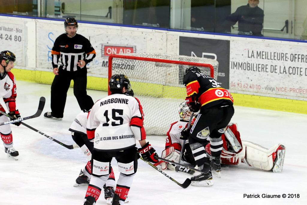 Photo hockey match Nice - Amiens 