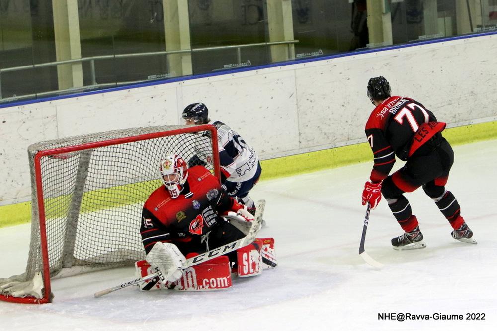 Photo hockey match Nice - Angers 