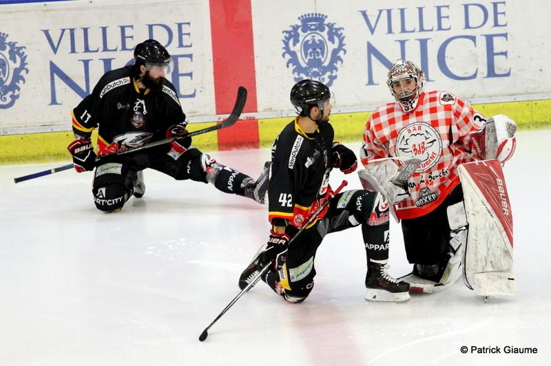 Photo hockey match Nice - Bordeaux