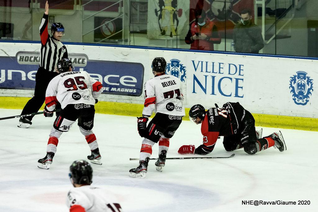 Photo hockey match Nice - Bordeaux