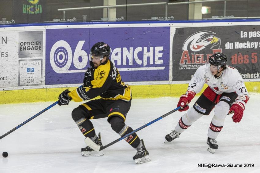 Photo hockey match Nice - Brianon 