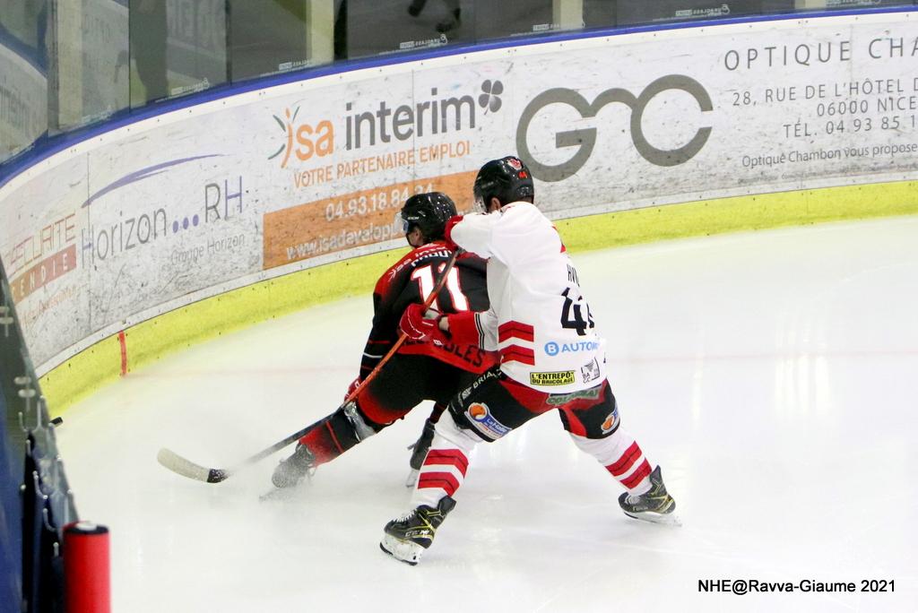 Photo hockey match Nice - Brianon 
