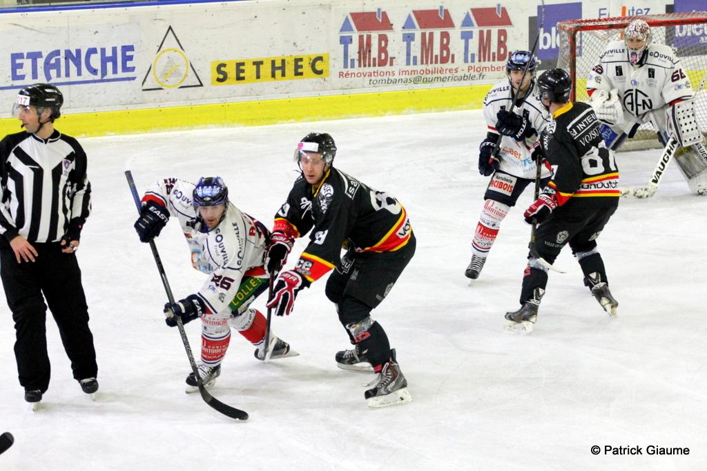 Photo hockey match Nice - Caen 