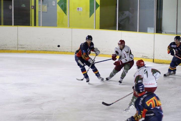Photo hockey match Nice - Cergy-Pontoise