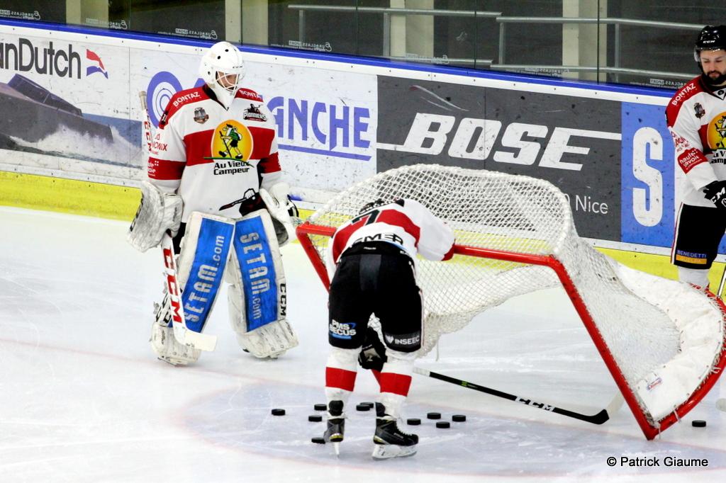Photo hockey match Nice - Chamonix / Morzine