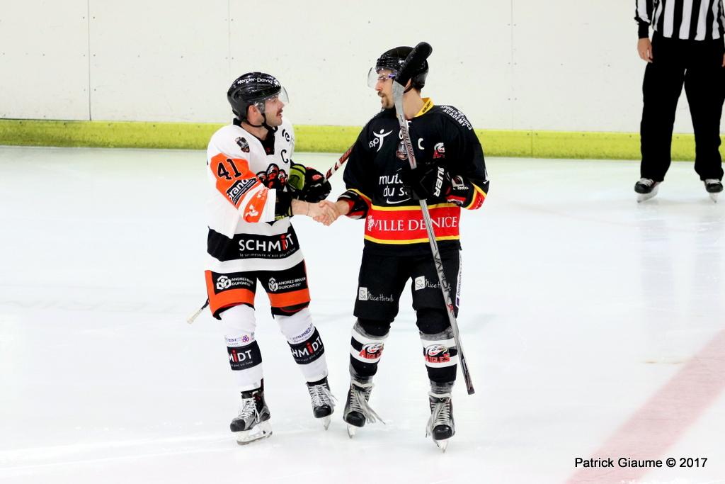 Photo hockey match Nice - Epinal 