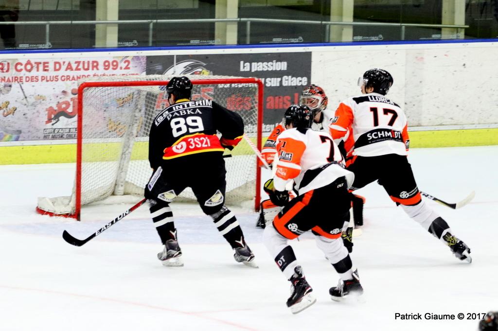 Photo hockey match Nice - Epinal 