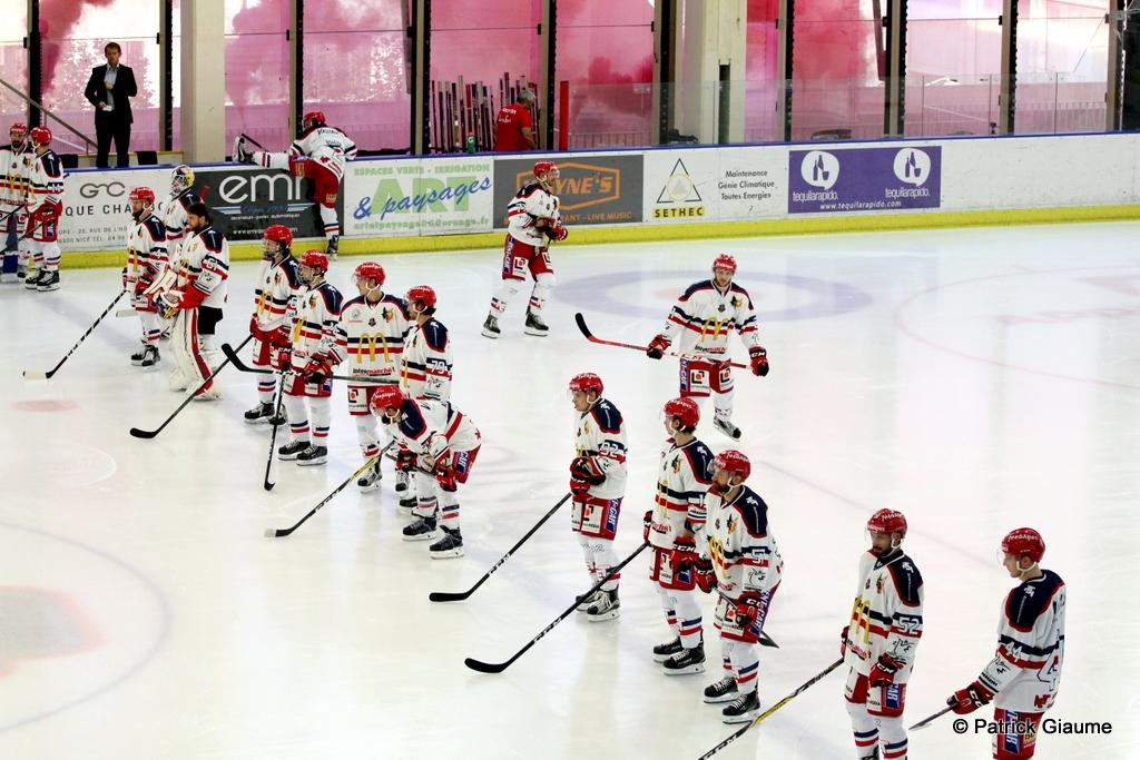 Photo hockey match Nice - Grenoble 