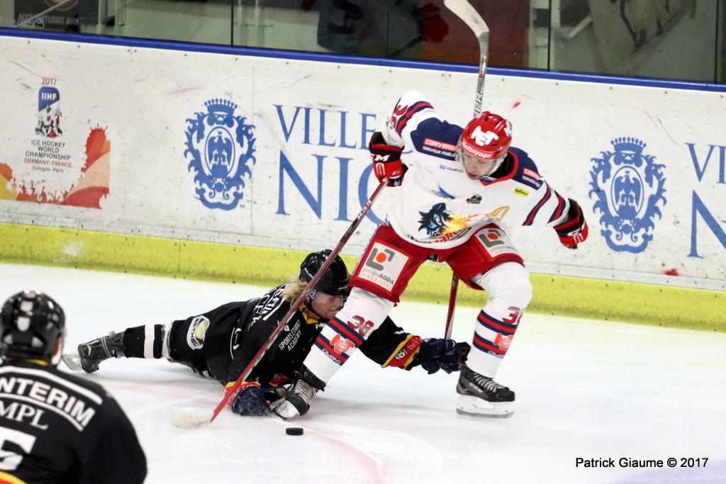 Photo hockey match Nice - Grenoble 